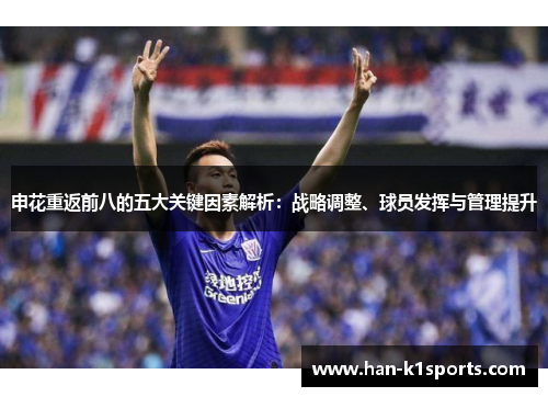 申花重返前八的五大关键因素解析：战略调整、球员发挥与管理提升